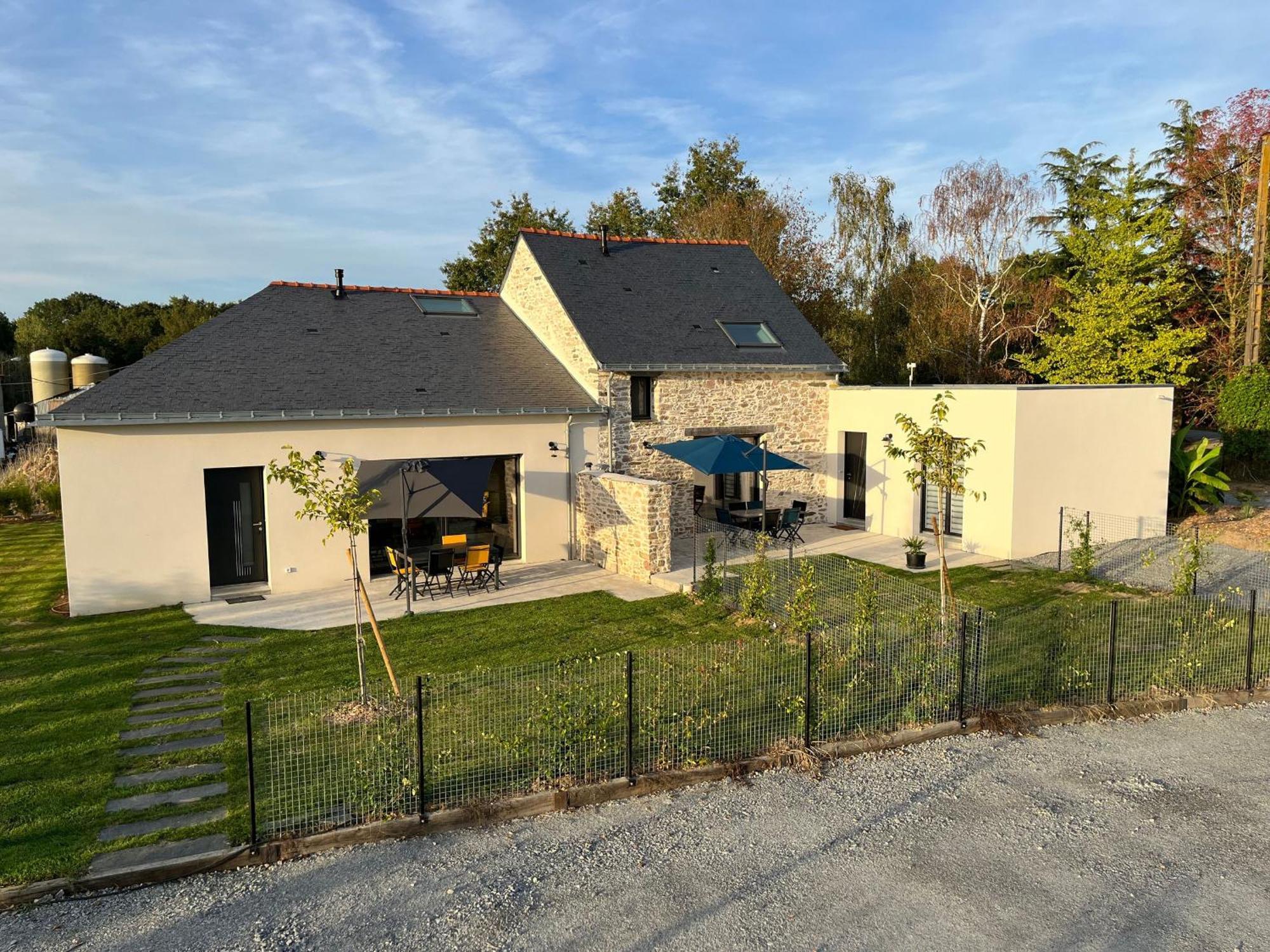 Gite Familial Renove Pres Du Canal De Nantes Avec Jardin, Terrasse, Wifi Et Chambres Mansardees - Fr-1-306-1263 Nort-sur-Erdre  Bagian luar foto